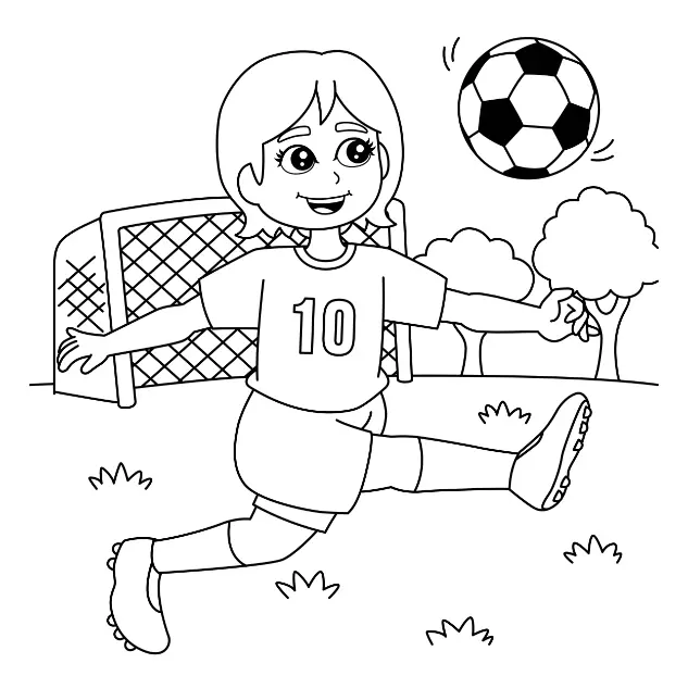 Free Football Picture To Color In