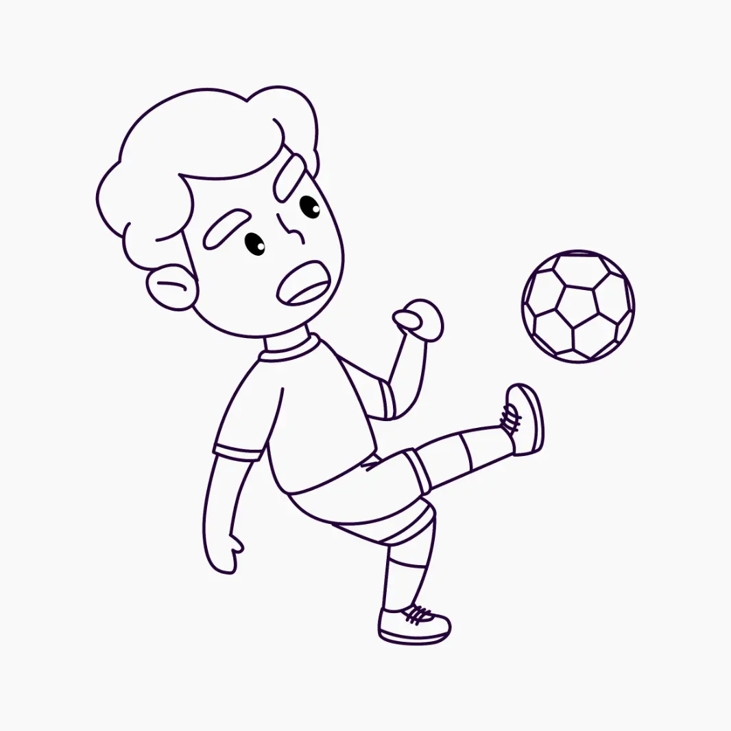 Free Football Picture To Color In