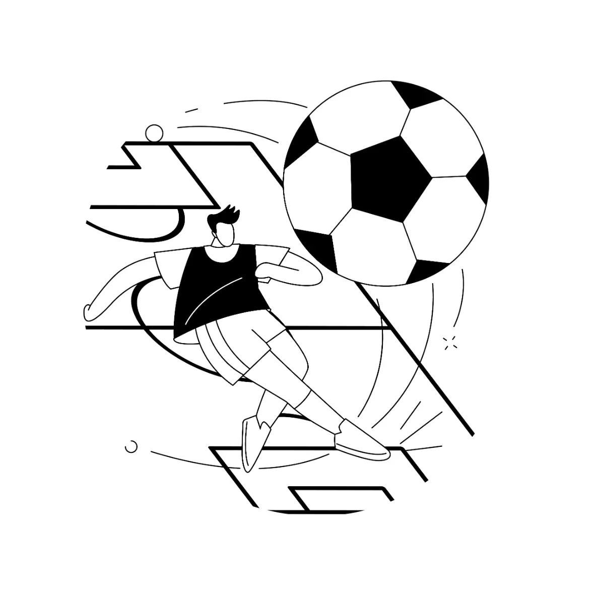 Free Football Picture To Color In