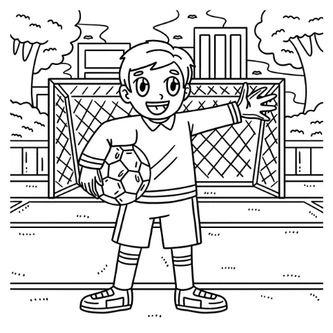 Free Football Picture To Color In