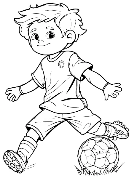 Free Football Picture To Color In