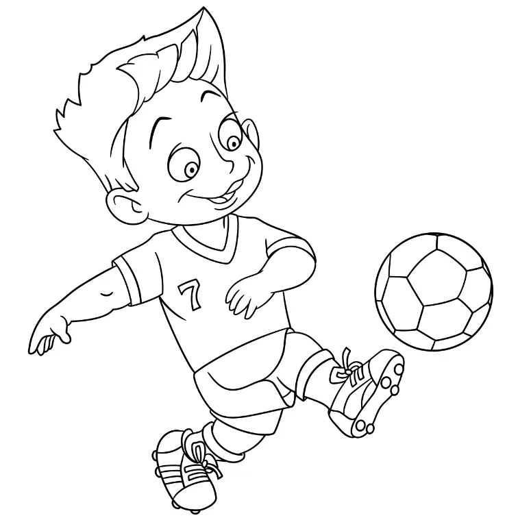 Free Football Picture To Color In