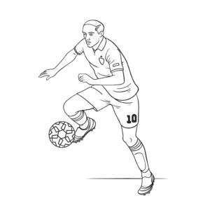 Free Football Picture To Color In