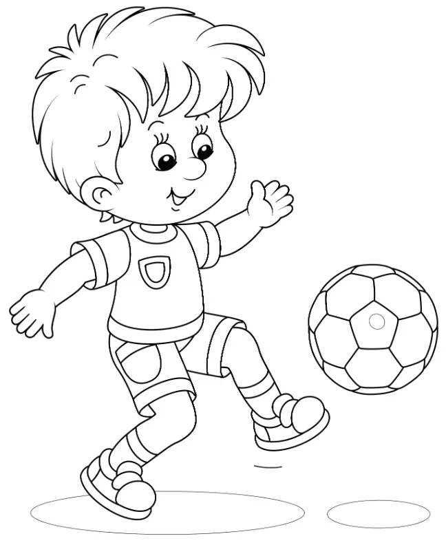 Free Football Picture To Color In