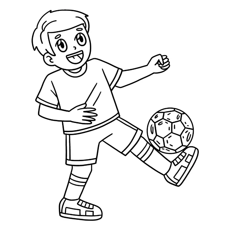 Free Football Picture To Color In