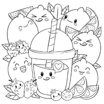 Free Party Picture to Color In