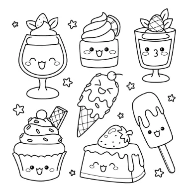 Free Party Picture to Color In